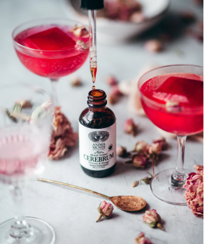 Anima Mundi Cerebrum Brain Tonic: Nourishing herbal elixir for cognitive support. A blend of adaptogens and nootropics. Enhance focus and clarity naturally.
