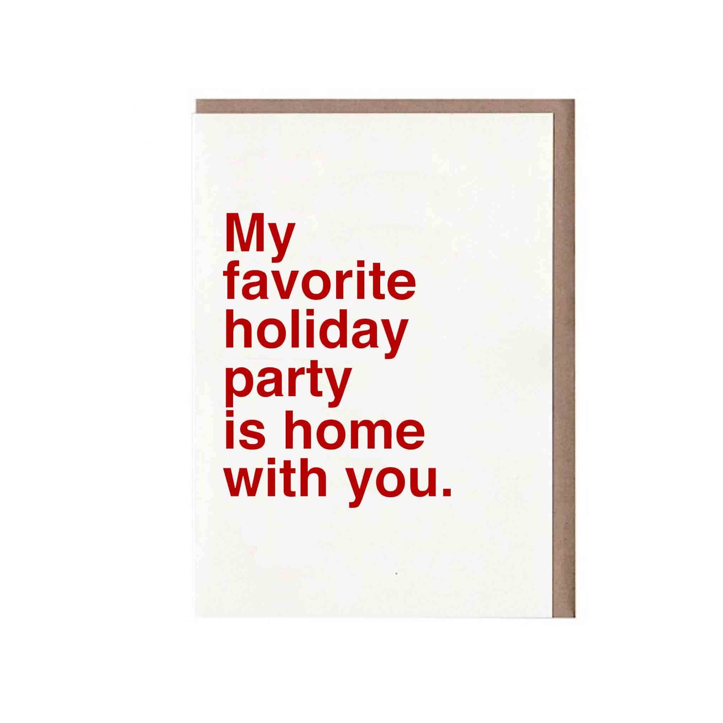 Sad Shop - My Favorite Holiday Party Is Home With You
