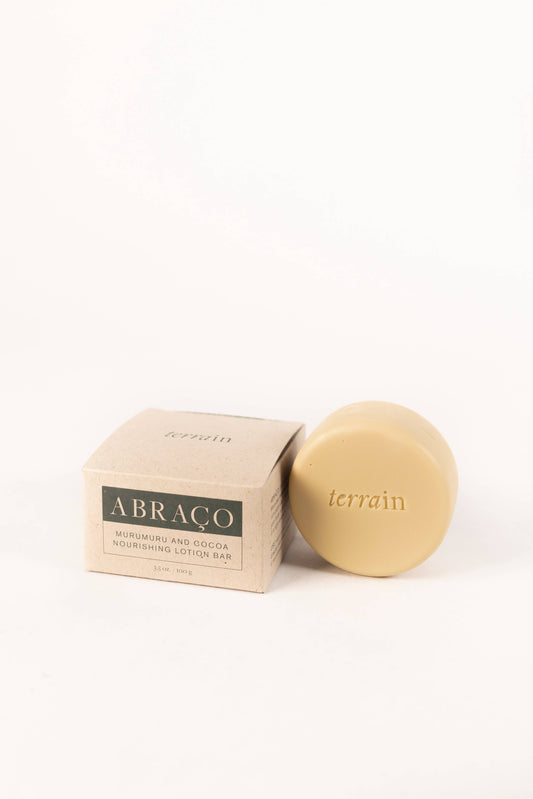 Terrain Brazilian Botanicals - A B R A Ç O Nourishing Lotion Bar with Murumuru and Cocoa